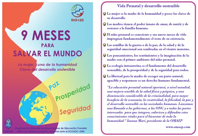 Sostenibilidad - Manifiesto Vida Prenatal y Desarrollo Sostenible