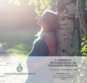 Imagen del tríptico del Primer Congreso Internacional de Pedagogia Prenatal