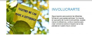 Prenatal Alliance, Involucrarte